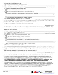 Form AOPC310A Landlord/Tenant Complaint - Pennsylvania (English/Haitian Creole), Page 2