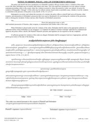 Final Protection From Abuse Order - Pennsylvania (English/Khmer), Page 9