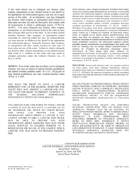 Notice of Hearing and Order - Pennsylvania (English/Polish), Page 2