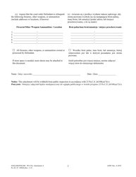 Attachment A Petition for Protection From Abuse - Firearms, Other Weapons, or Ammunition Inventory - Pennsylvania (English/Polish), Page 2