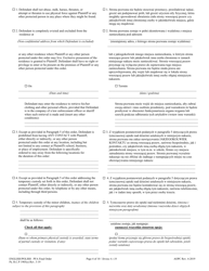 Final Protection From Abuse Order - Pennsylvania (English/Polish), Page 4