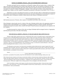 Final Protection From Abuse Order - Pennsylvania (English/Polish), Page 9