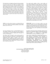 Notice of Hearing and Order - Pennsylvania (English/Russian), Page 2