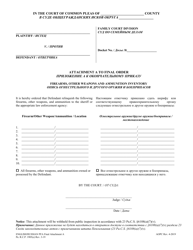 Document preview: Attachment A Final Protection From Abuse Order - Firearms, Other Weapons and Ammunition Inventory - Pennsylvania (English/Russian)