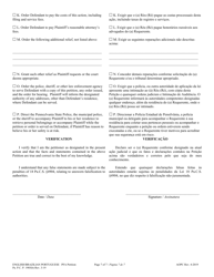 Petition for Protection From Abuse - Pennsylvania (English/Portuguese), Page 7
