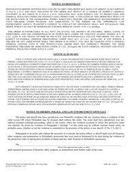 Final Protection From Abuse Order - Pennsylvania (English/Portuguese), Page 8