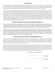 Temporary Protection From Abuse Order - Pennsylvania (English/Portuguese), Page 6