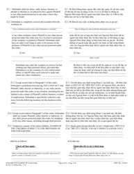 Final Protection From Abuse Order - Pennsylvania (English/Vietnamese), Page 4