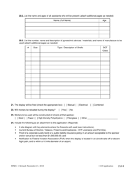 Form SFMO-1 Application for Fireworks Display Permit on State-Owned Property - Virginia, Page 2