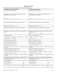 Form SFMO-5 Application for Permit to Store Explosives - Virginia, Page 2