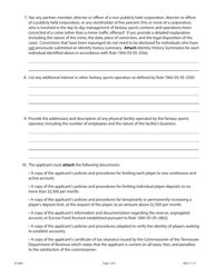 Form SS-6801 Renewal Application for Licensed Fantasy Sports Operators - Tennessee, Page 3