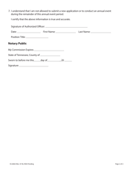 Form SS-6064 Affidavit of Cancellation - Tennessee, Page 2