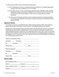 Form SS-6069 Tennessee Nonprofit Gaming Law Annual Event Application - Tennessee, Page 3