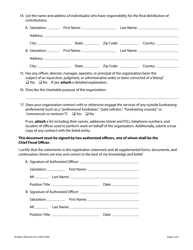 Form SS-6001 Application for Initial Registration of a Charitable Organization - Tennessee, Page 3