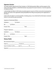 Form SS-6070 Annual Event Financial Accounting Report for Events Less Than $5,000 - Tennessee, Page 4