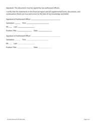 Form SS-6039 Charitable Organization Quarterly Financial Report - Tennessee, Page 2