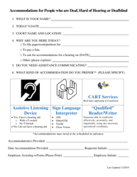 Document preview: Accommodations for People Who Are Deaf, Hard of Hearing or Deafblind - Virginia