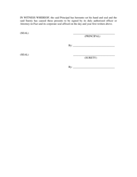 Bond for Attorney Settlement Agent - Principal as Law Firm - Virginia, Page 2