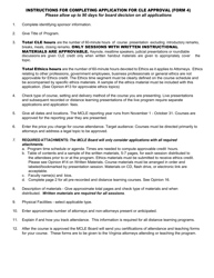 Form 4 Sponsor Application for Approval of a Cle Course - Virginia, Page 4