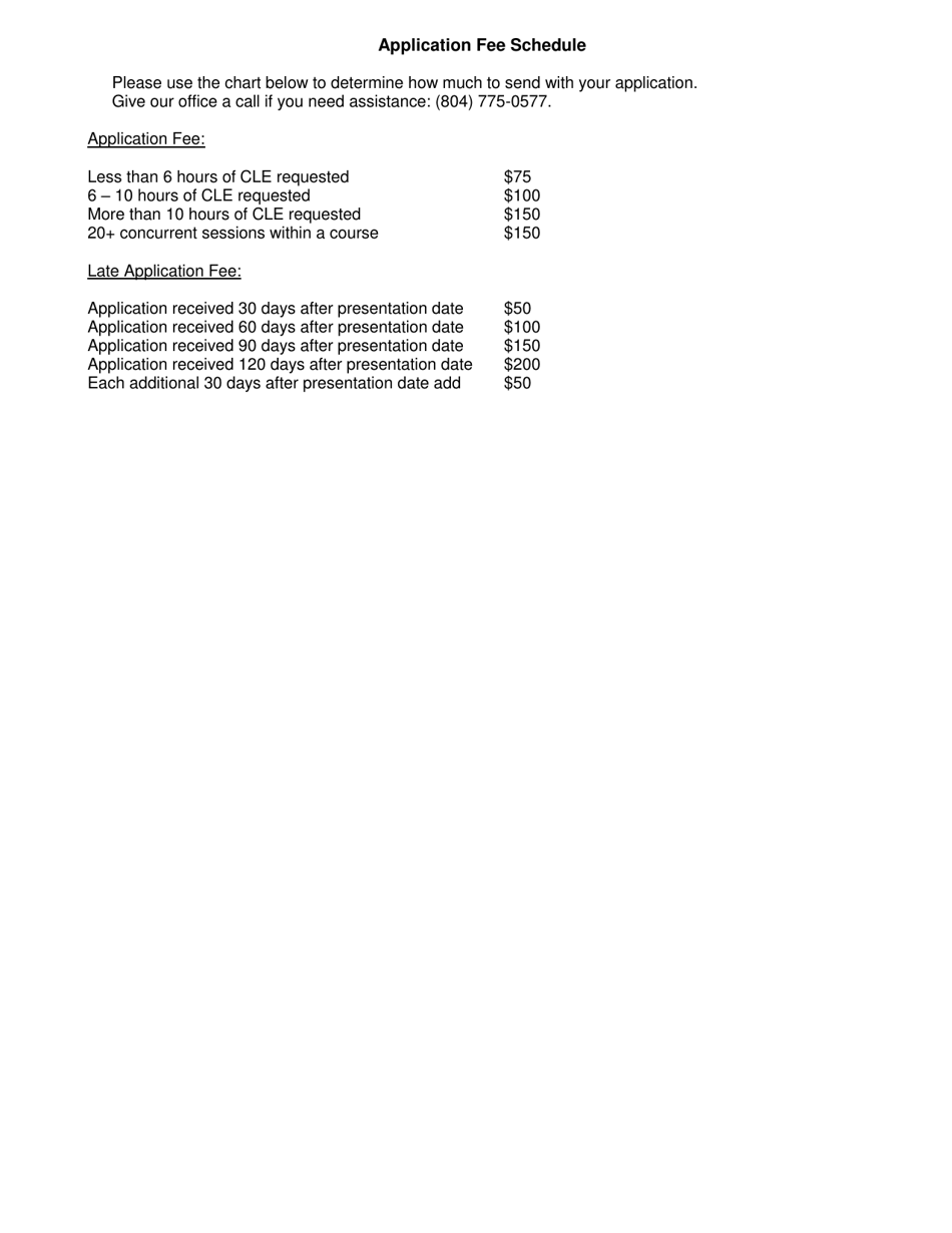 Form 4 Sponsor Application for Approval of a Cle Course - Virginia, Page 5
