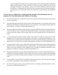 Form 4 Sponsor Application for Approval of a Cle Course - Virginia, Page 7
