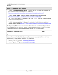 Virginia Appellate Courts Erecord System (Vaces) Registration Application - Virginia, Page 2