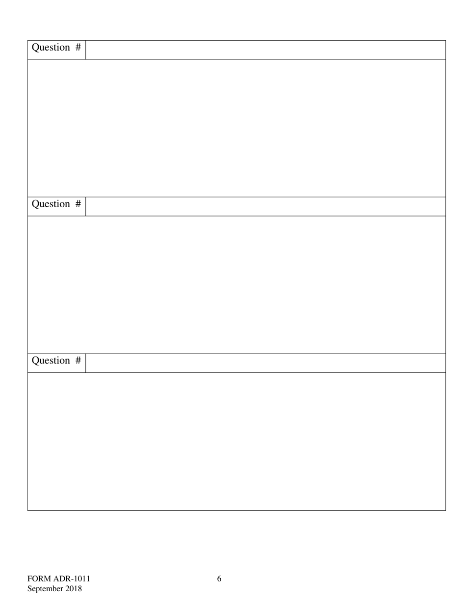 Form ADR-1011 Mediator Self-reflection - Request for Cme - Virginia, Page 6