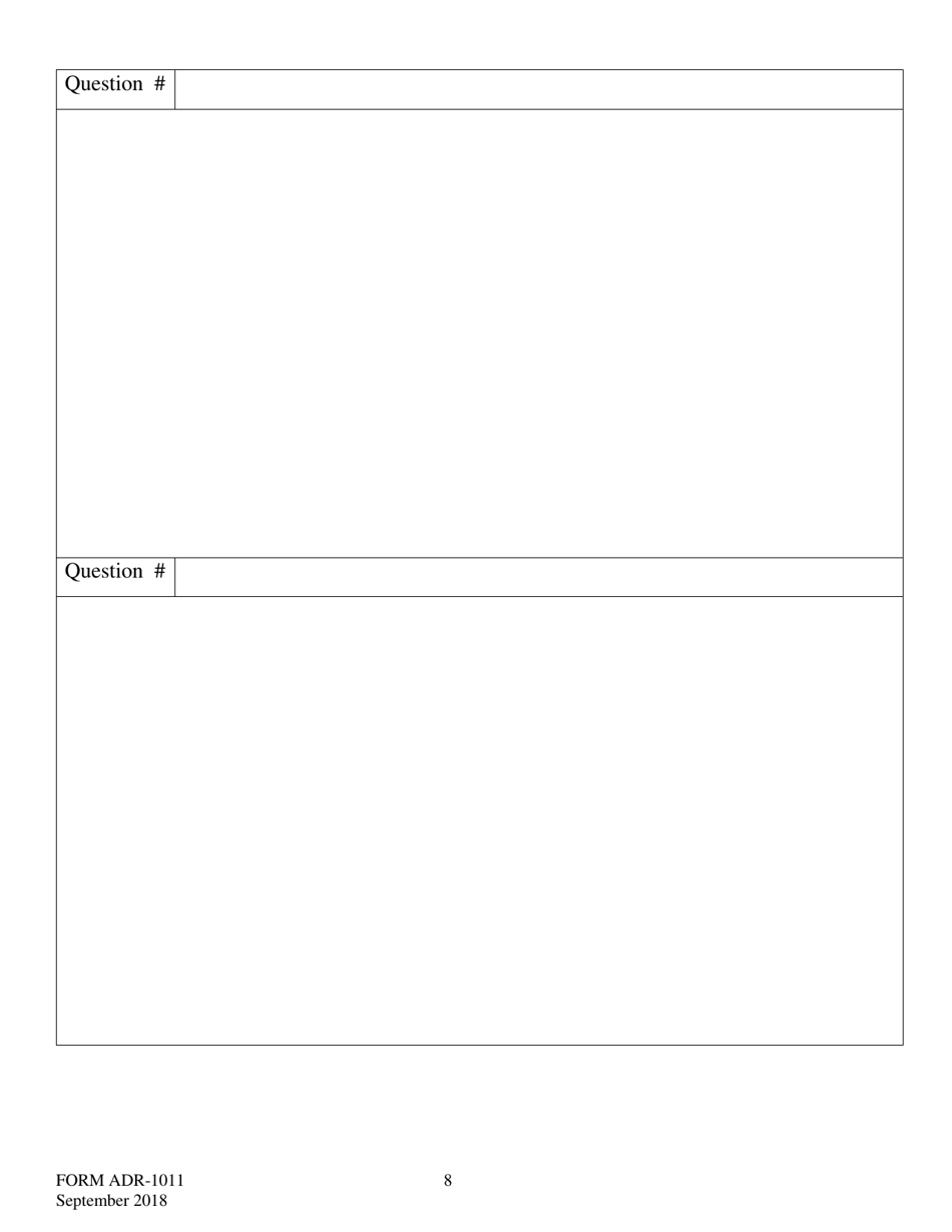 Form ADR-1011 Mediator Self-reflection - Request for Cme - Virginia, Page 8