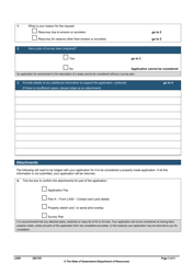Form LA09 Part B Amendment to the Description of a Lease Application - Queensland, Australia, Page 3