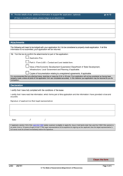Form LA02 Part B &quot;Renewal of Lease Application&quot; - Queensland, Australia, Page 5