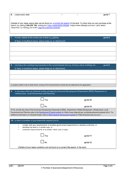 Form LA01 Part B Conversion of a Lease Application - Queensland, Australia, Page 4