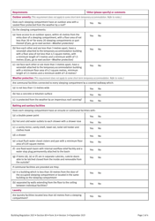 Form 24 Temporary Accommodation Buildings Checklist - Queensland, Australia, Page 2