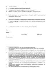 Form 2 Information for Allocation of Sentence Dates - Queensland, Australia, Page 2