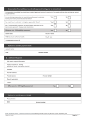 Form 18044-12 &quot;Training and Skills Support/Job Search Support - Application Form&quot; - Queensland, Australia, Page 2