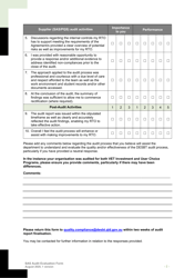 Skills Assure Supplier (Sas) Audit Evaluation Form - Queensland, Australia, Page 2