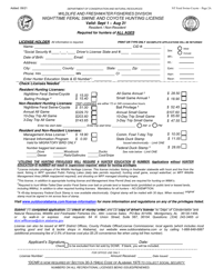 Nighttime Feral Swine/Coyote Hunting License - Alabama, Page 2