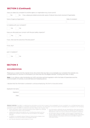 Form 1 Complaint Against Pool Safety Inspector - Queensland, Australia, Page 3