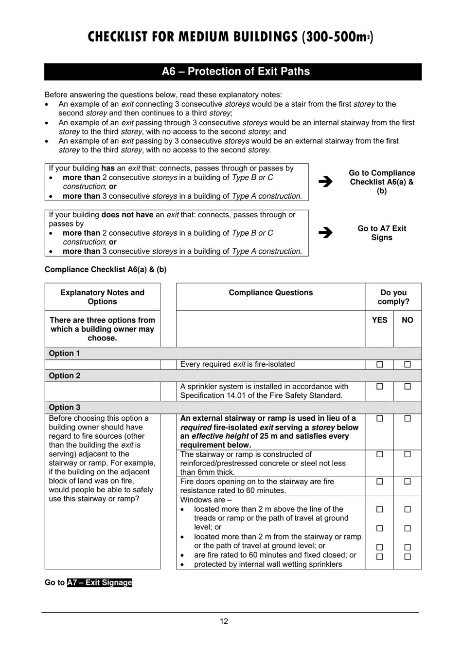 Checklist for Medium Buildings (300-500m2) - Queensland, Australia, Page 12