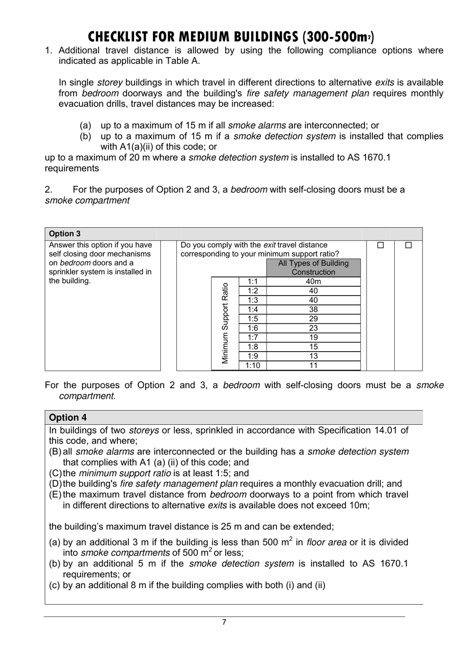Checklist for Medium Buildings (300-500m2) - Queensland, Australia, Page 7