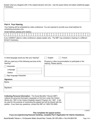 Form 1 &quot;Appeal&quot; - Ontario, Canada, Page 3
