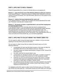 Instructions for Form L2 Application to End a Tenancy and Evict a Tenant or Collect Money - Ontario, Canada, Page 6