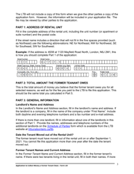 Instructions for Form L10 Application to Collect Money a Former Tenant Owes - Ontario, Canada, Page 4
