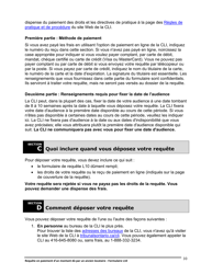 Instruction pour Forme L10 Requete En Paiement D&#039;un Montant Du Par Un Ancien Locataire - Ontario, Canada (French), Page 11