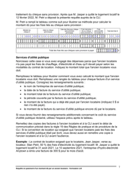 Instruction pour Forme L10 Requete En Paiement D&#039;un Montant Du Par Un Ancien Locataire - Ontario, Canada (French), Page 8