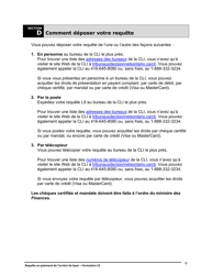 Instruction pour Forme L9 Requete En Paiement De L&#039;arriere De Loyer - Ontario, Canada (French), Page 10