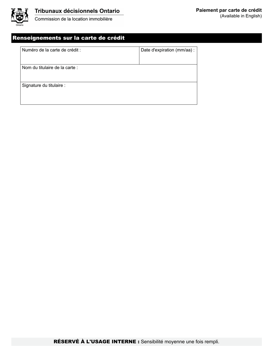 Forme L10 Requete En Paiement Dun Montant Du Par Un Ancien Locataire - Ontario, Canada (French), Page 12