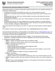 Forme L10 Requete En Paiement D&#039;un Montant Du Par Un Ancien Locataire - Ontario, Canada (French), Page 2