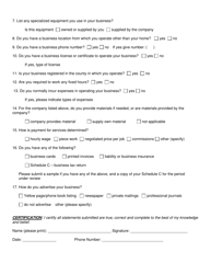 Worker Classification Questionnaire - New Jersey, Page 2