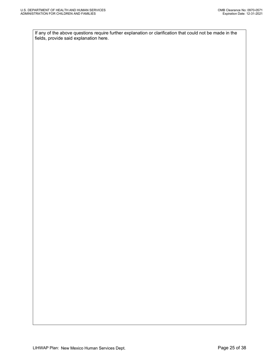 Grant Implementation Plan - Low Income Household Water Assistance Program (Lihwap) - New Mexico, Page 25