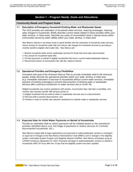 Grant Implementation Plan - Low Income Household Water Assistance Program (Lihwap) - New Mexico, Page 2